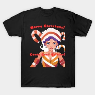 Sweeten Up Your Christmas with the Candy Cone Edition! T-Shirt